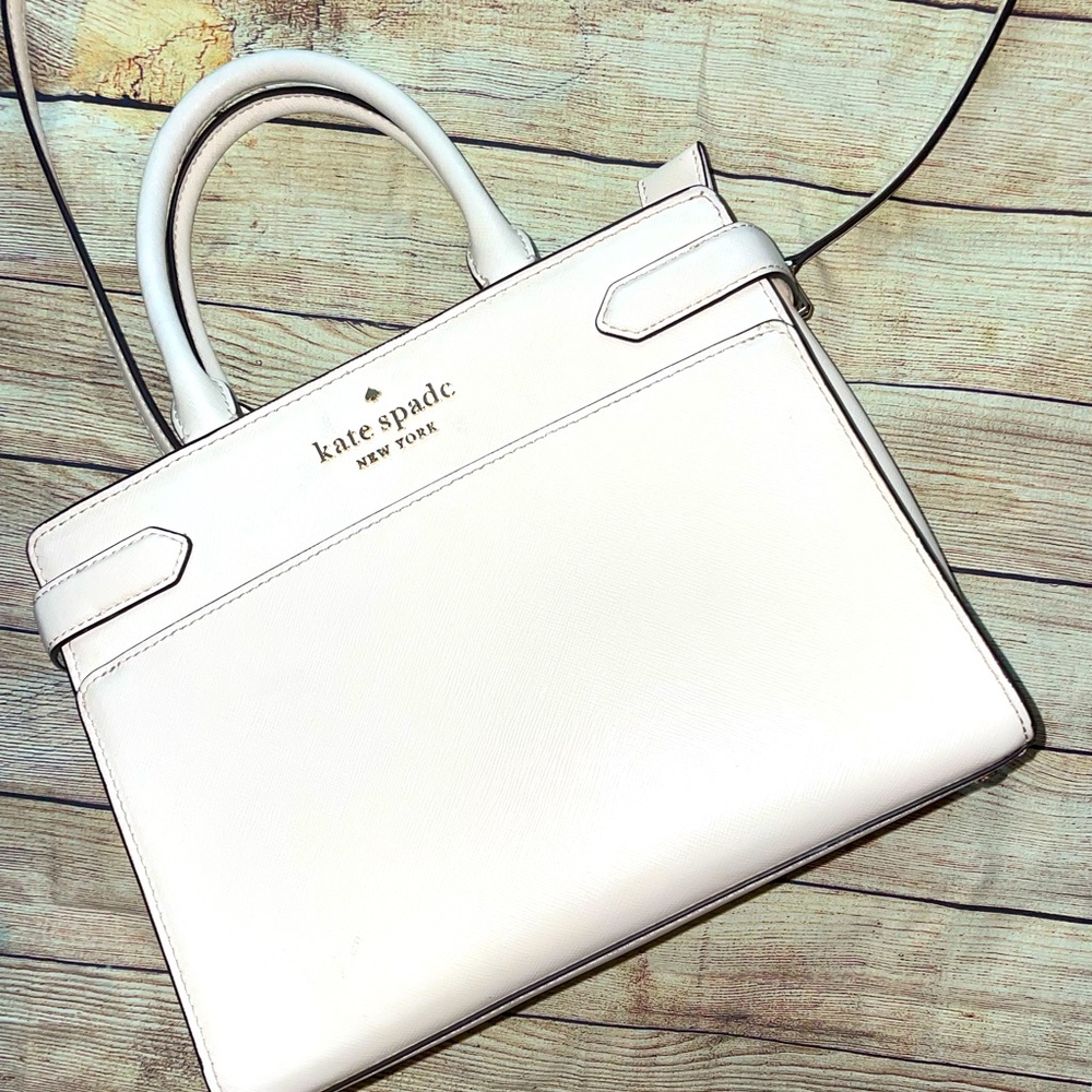 Kate Spade New York Staci Medium Saffiano Leather Satchel Purse